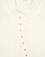 Twisted Seersucker Button Up Shirt - Cream 3