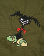 Twisted Snout Embroidered Pant - Olive 3