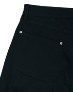 Type 00 14.25oz Selvedge Denim Pant - Solid Black 5