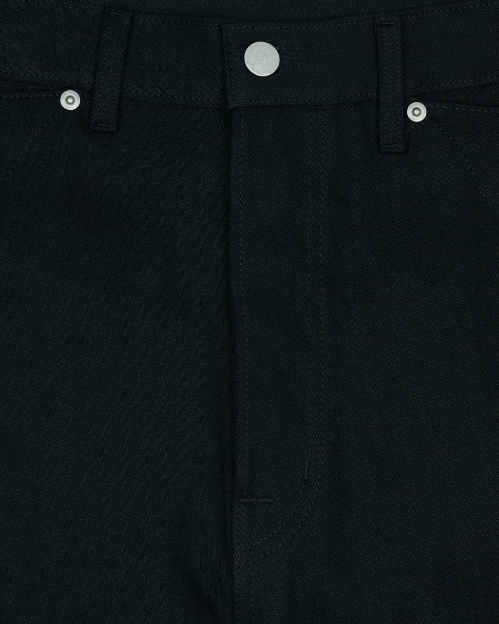 Type 00 14.25oz Selvedge Denim Pant - Solid Black 4