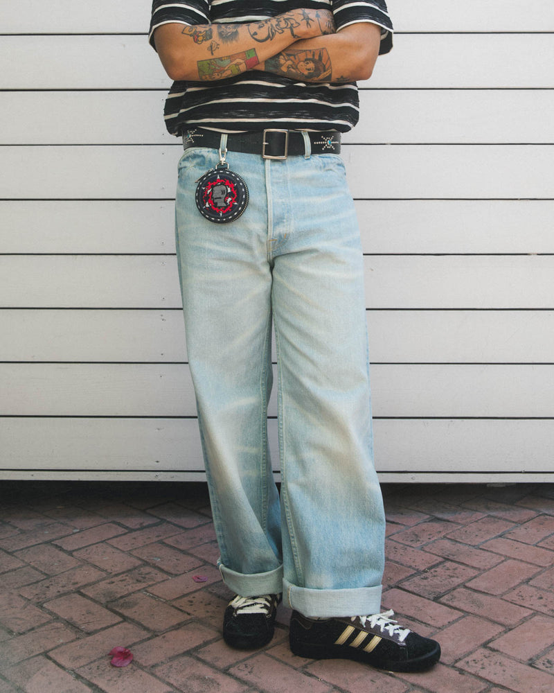 Type 00 15oz Selvedge Denim Pant - Light Washed Indigo 2