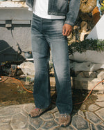 13.2oz Type 00 Selvedge Denim Pant - Washed Black 2