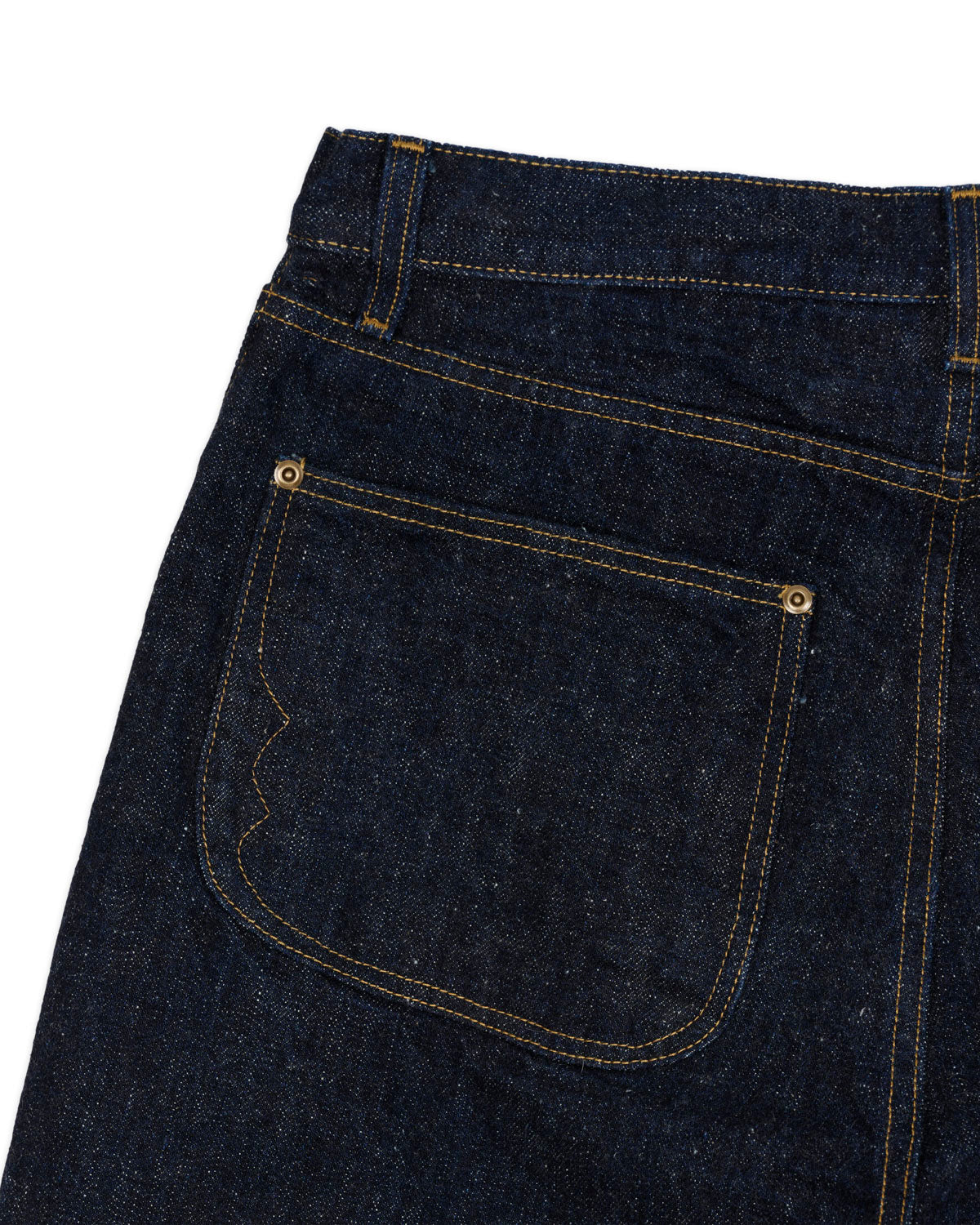 Type 00 15.5oz Selvedge Denim Pant - Rinsed Indigo 9
