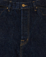 Type 00 15.5oz Selvedge Denim Pant - Rinsed Indigo 7