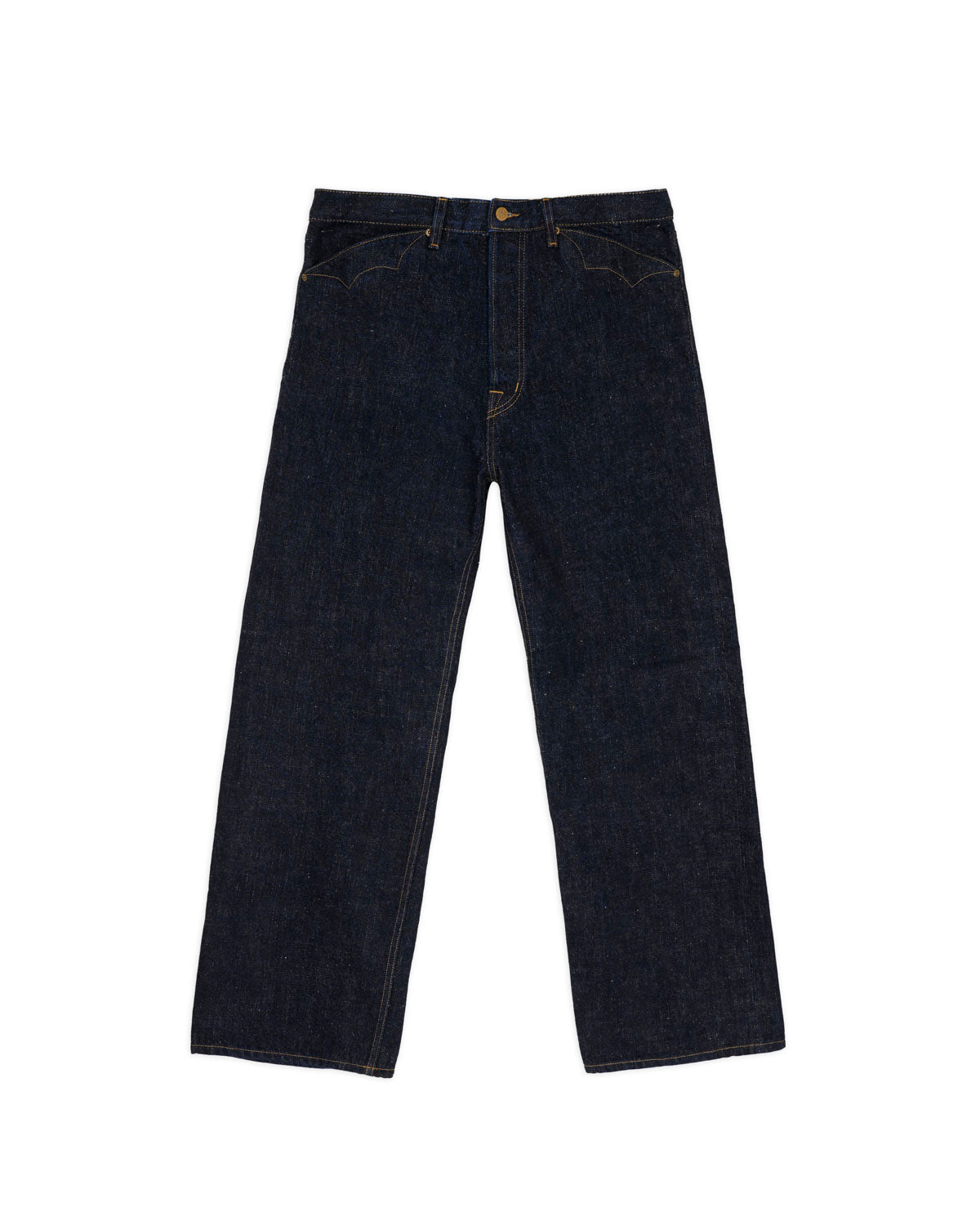 Type 00 15.5oz Selvedge Denim Pant - Rinsed Indigo 1