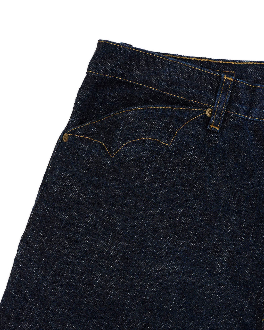 Type 00 15.5oz Selvedge Denim Pant - Rinsed Indigo 5