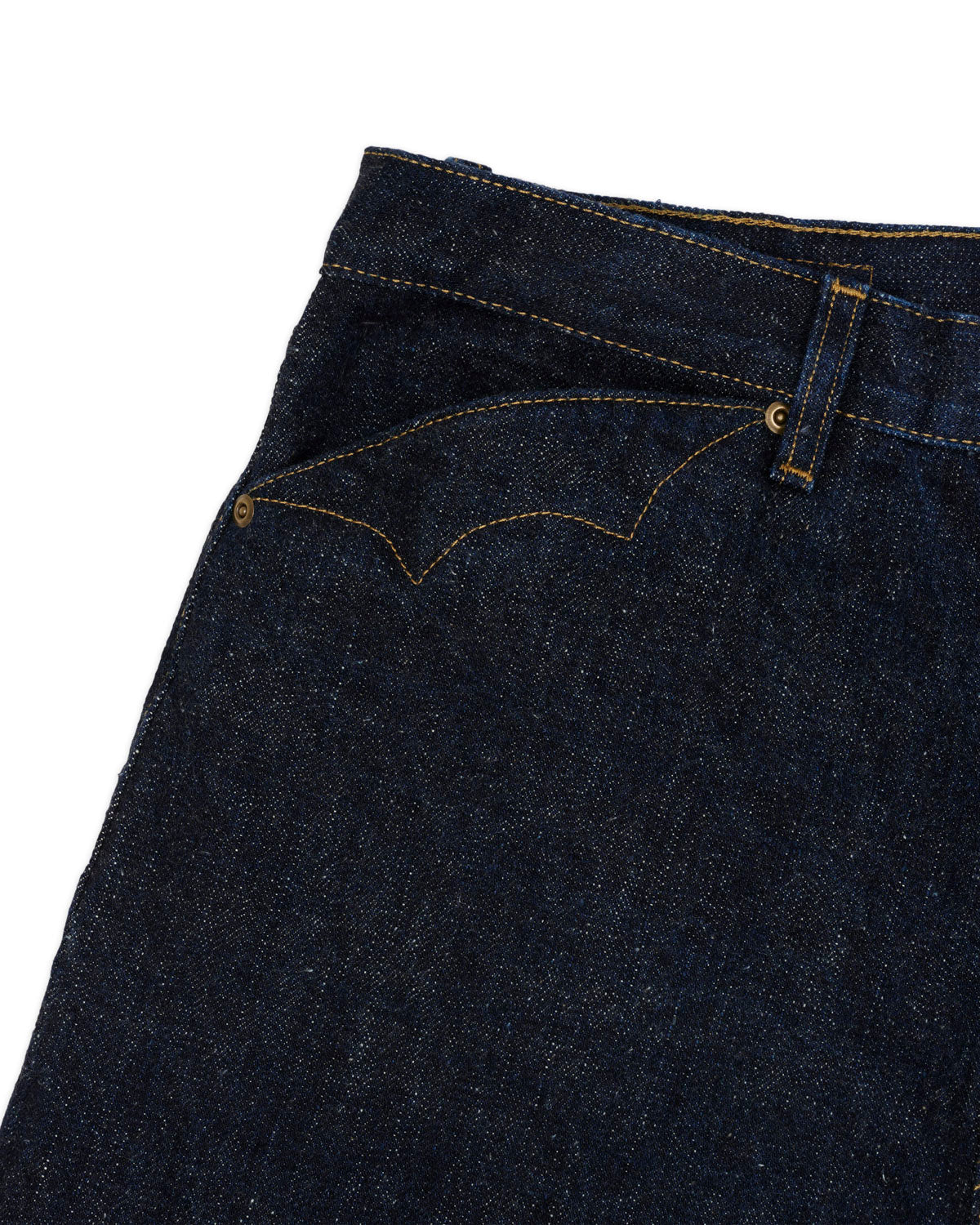 Type 00 15.5oz Selvedge Denim Pant - Rinsed Indigo 5