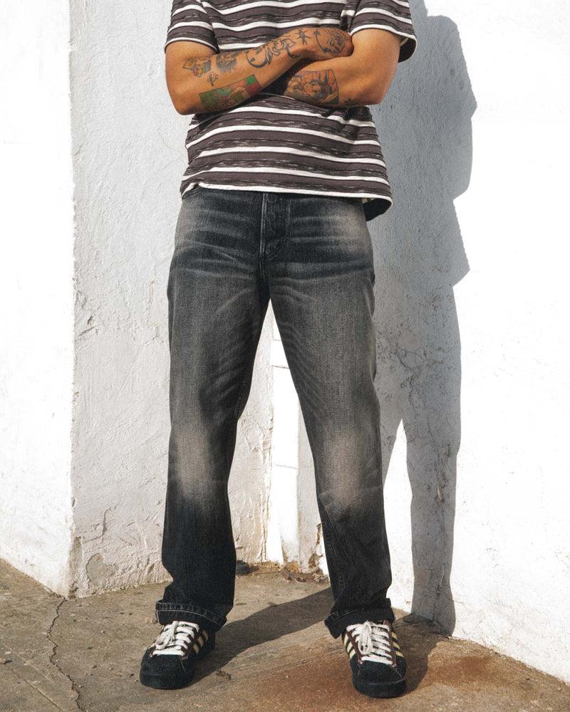 Type 01 13.2oz Selvedge Denim Pant - Washed Black