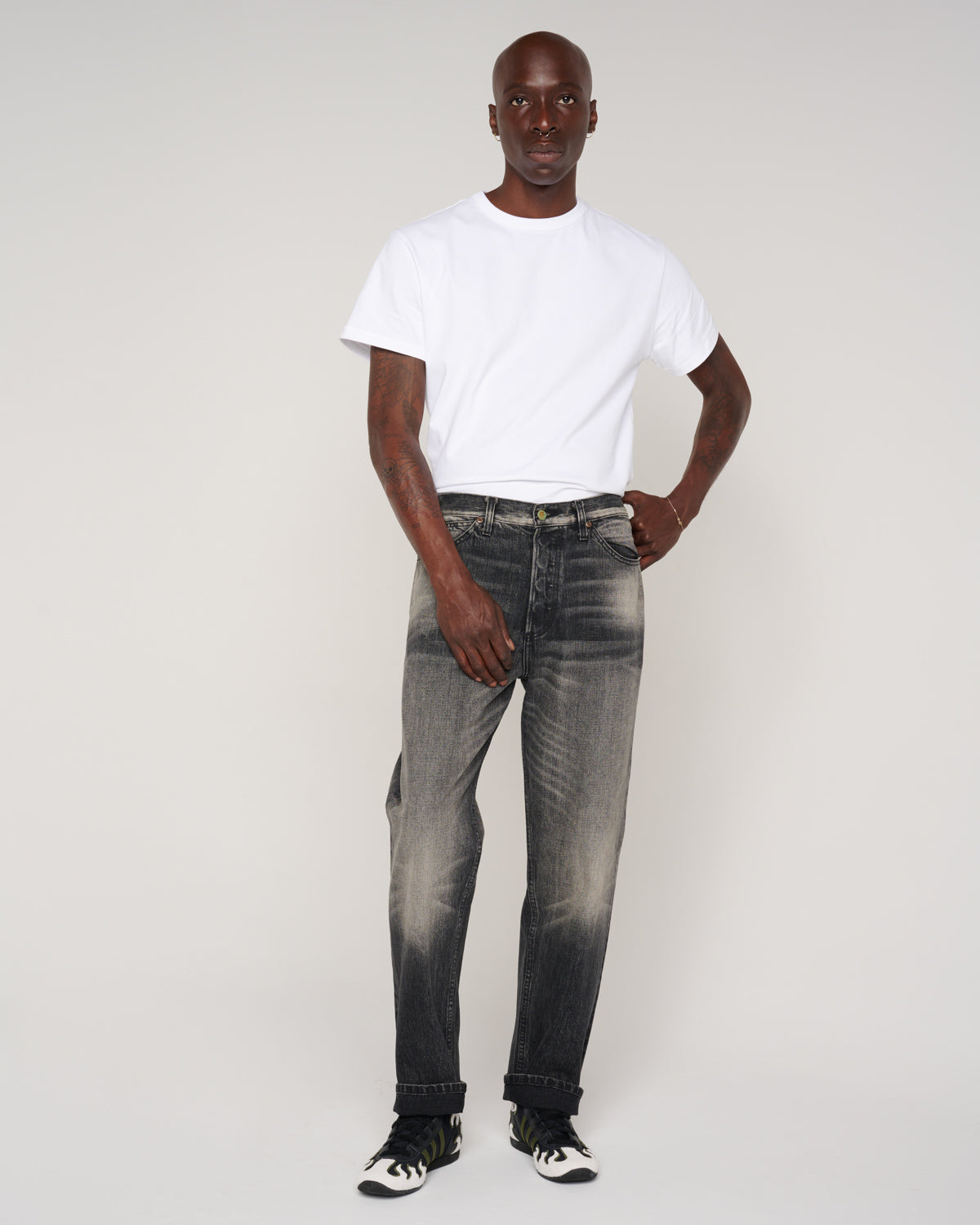 Type 01 13.2oz Selvedge Denim Pant - Washed Black – Brain Dead