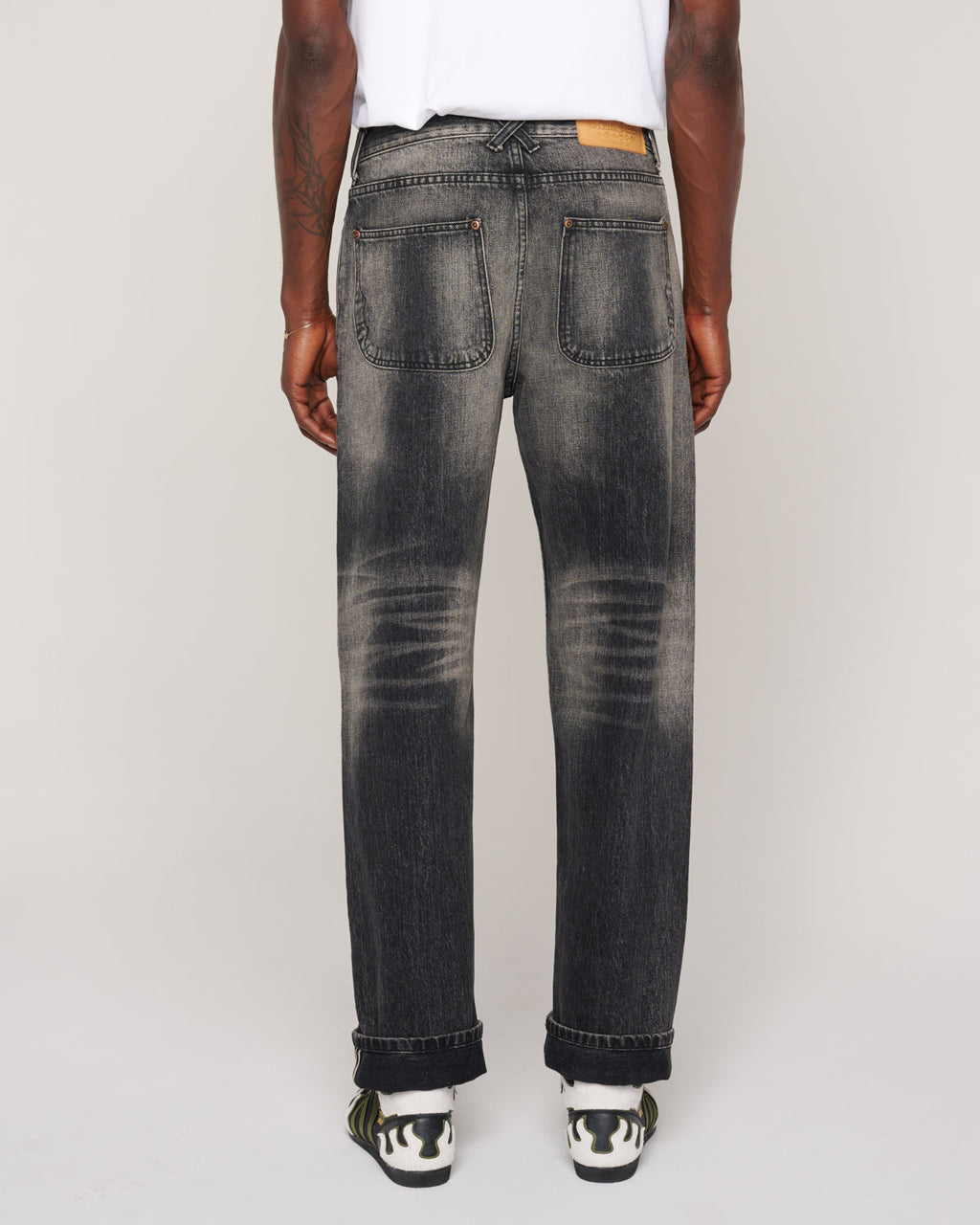 Type 01 13.2oz Selvedge Denim Pant - Washed Black 11