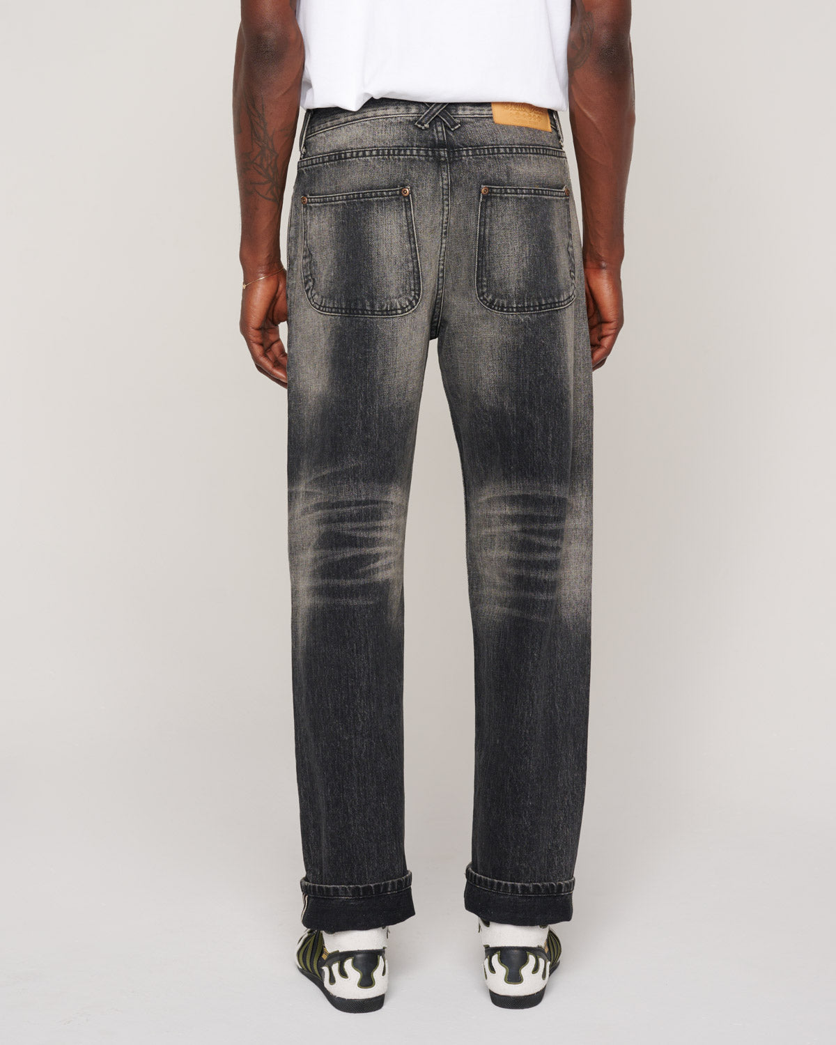 Type 01 13.2oz Selvedge Denim Pant - Washed Black 11
