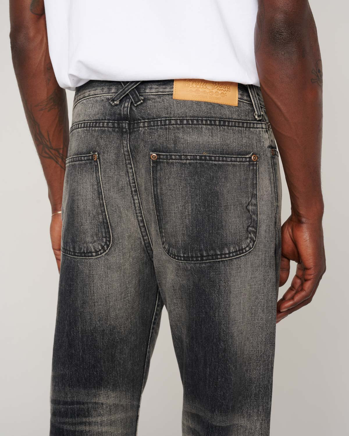 Type 01 13.2oz Selvedge Denim Pant - Washed Black – Brain Dead