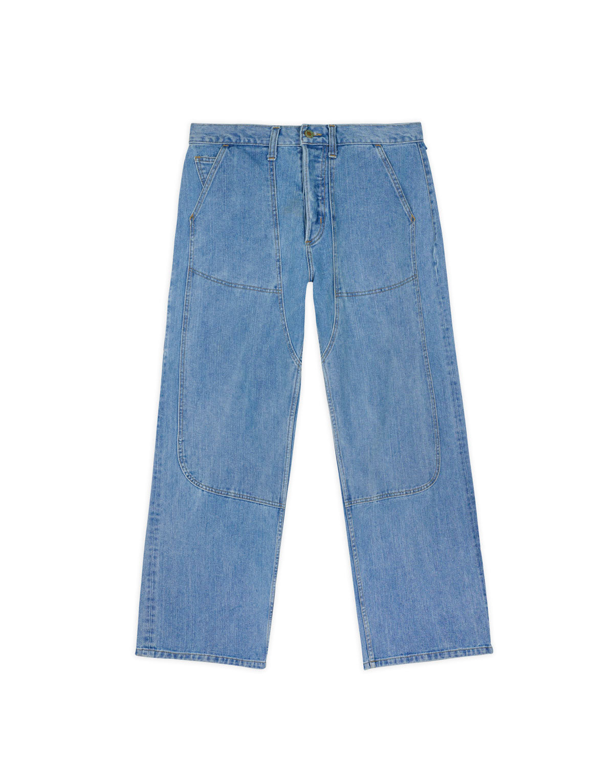 Type 02 Selvedge Denim Pant Washed Indigo - Main Image
