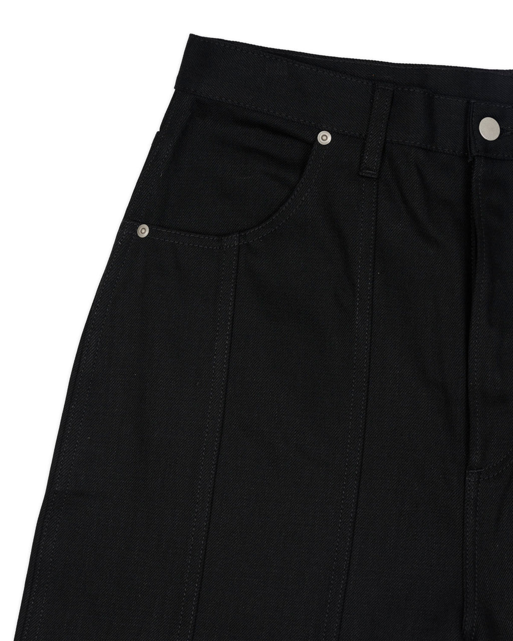Type 03 14.5oz Denim Pant - Solid Black 7