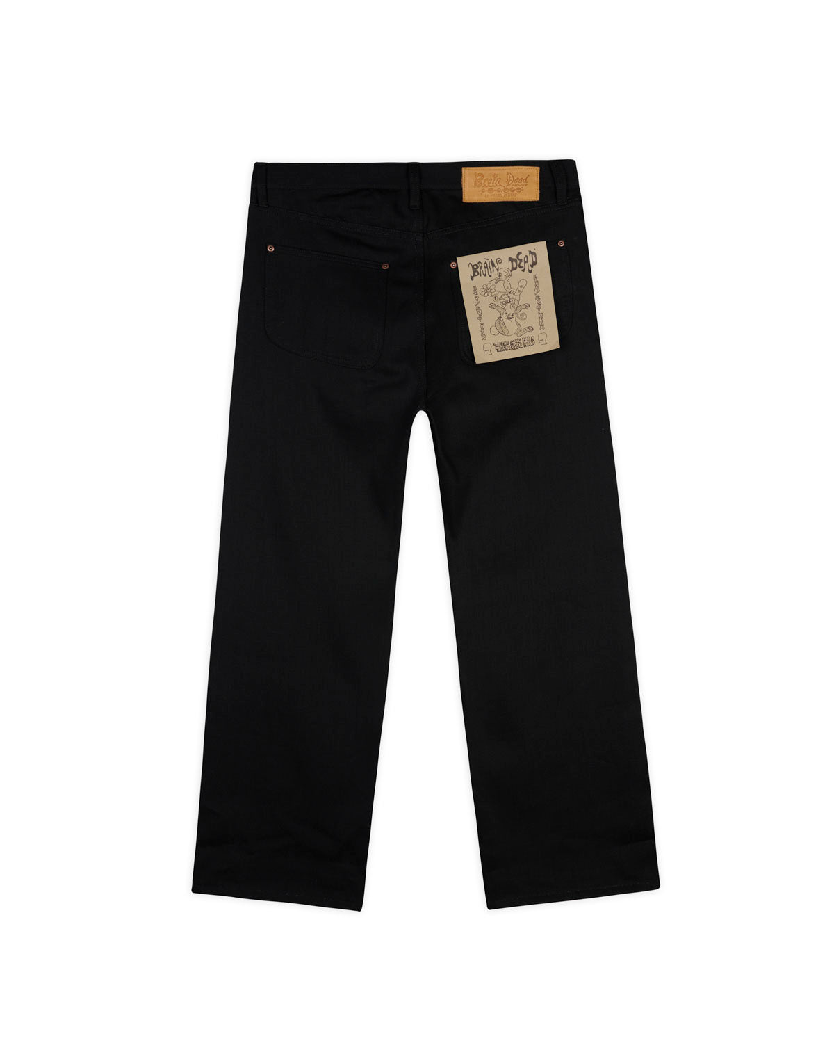 Type 00 13.2oz Selvedge Denim - Solid Black 2