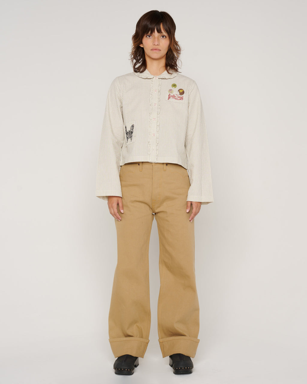 Type 00 13.5oz Selvedge Bull Denim - Tan 4