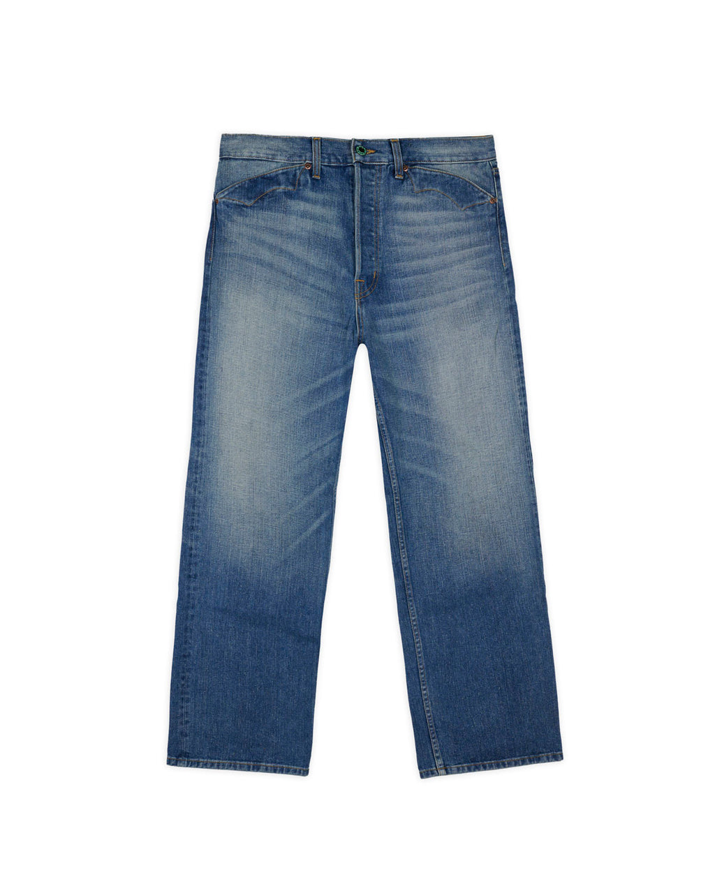 Type 00 14.1oz Selvedge Denim Pant - Washed Indigo