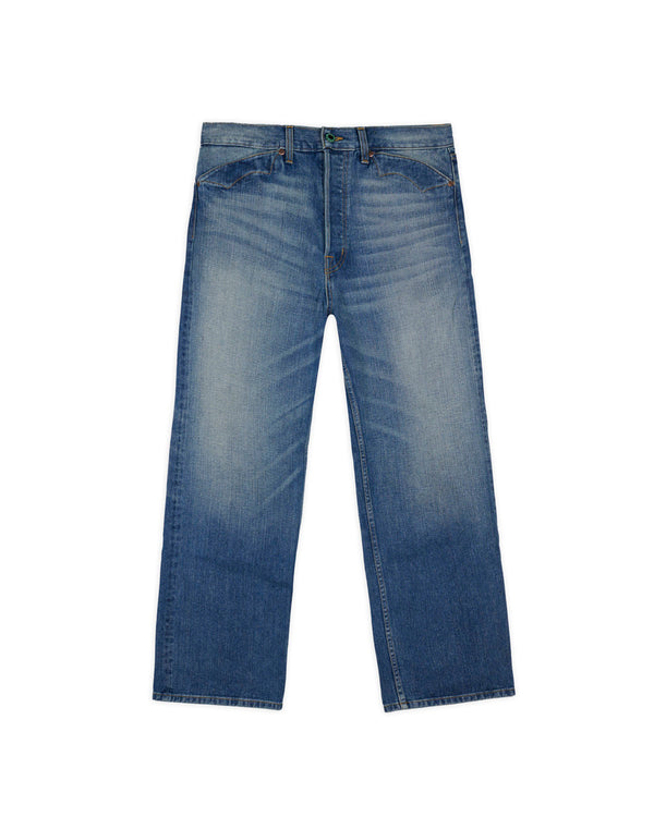 Type 00 14.1oz Selvedge Denim Pant - Washed Indigo