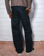 Type 00 14.25oz Selvedge Denim Pant - Solid Black 8