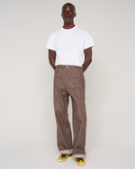 Type 00 14.5oz Selvedge Denim Pant - Brown 4
