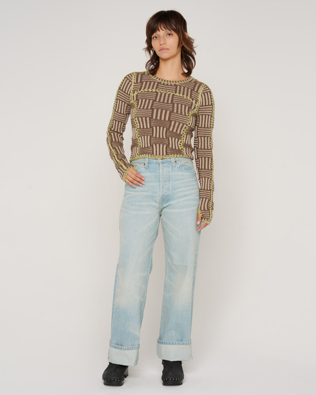 Type 00 15oz Selvedge Denim Pant - Light Washed Indigo 4