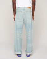 Type 00 15oz Selvedge Denim Pant - Light Washed Indigo 6