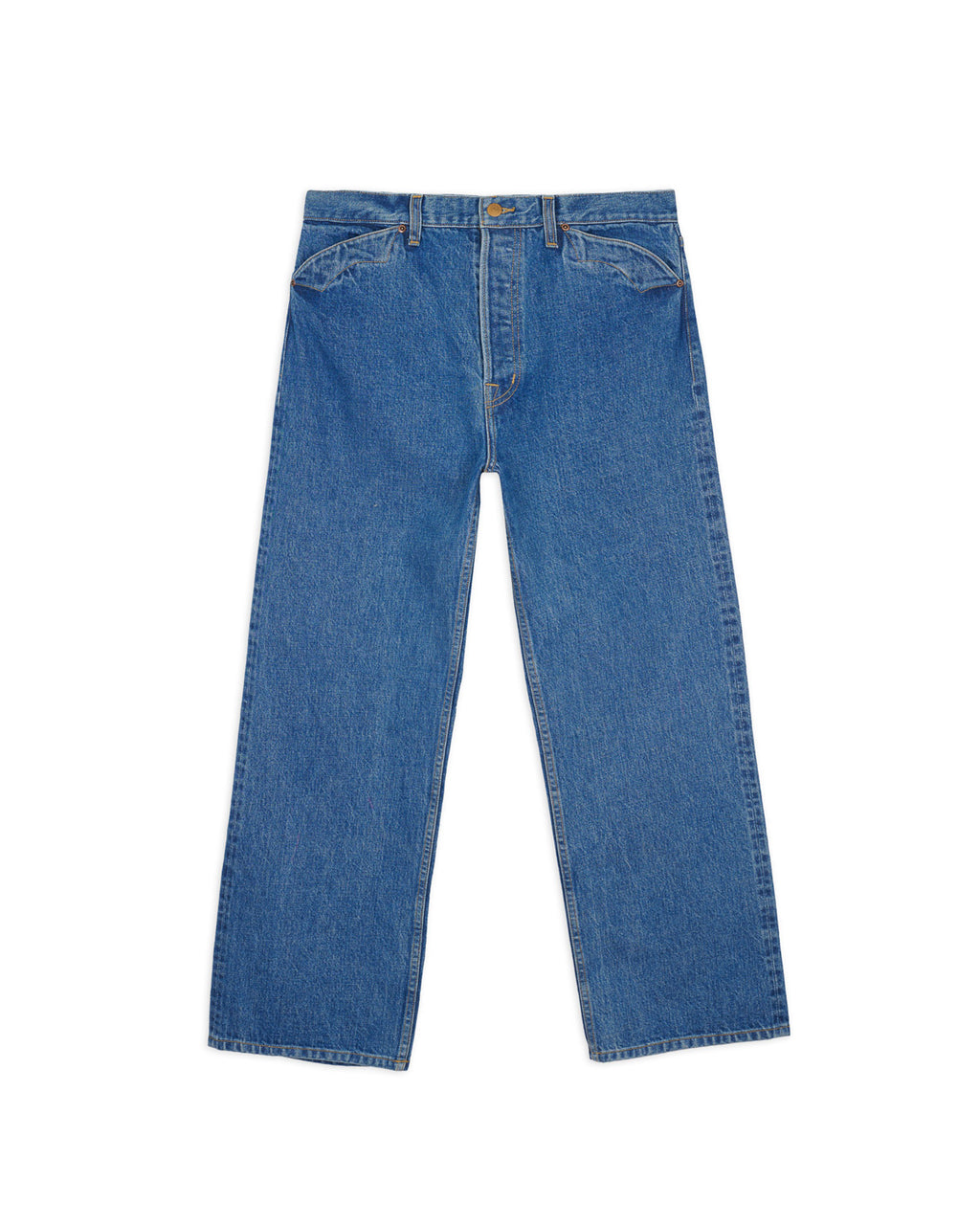Type 00 15oz Selvedge Denim Pant - Stonewash Indigo 1