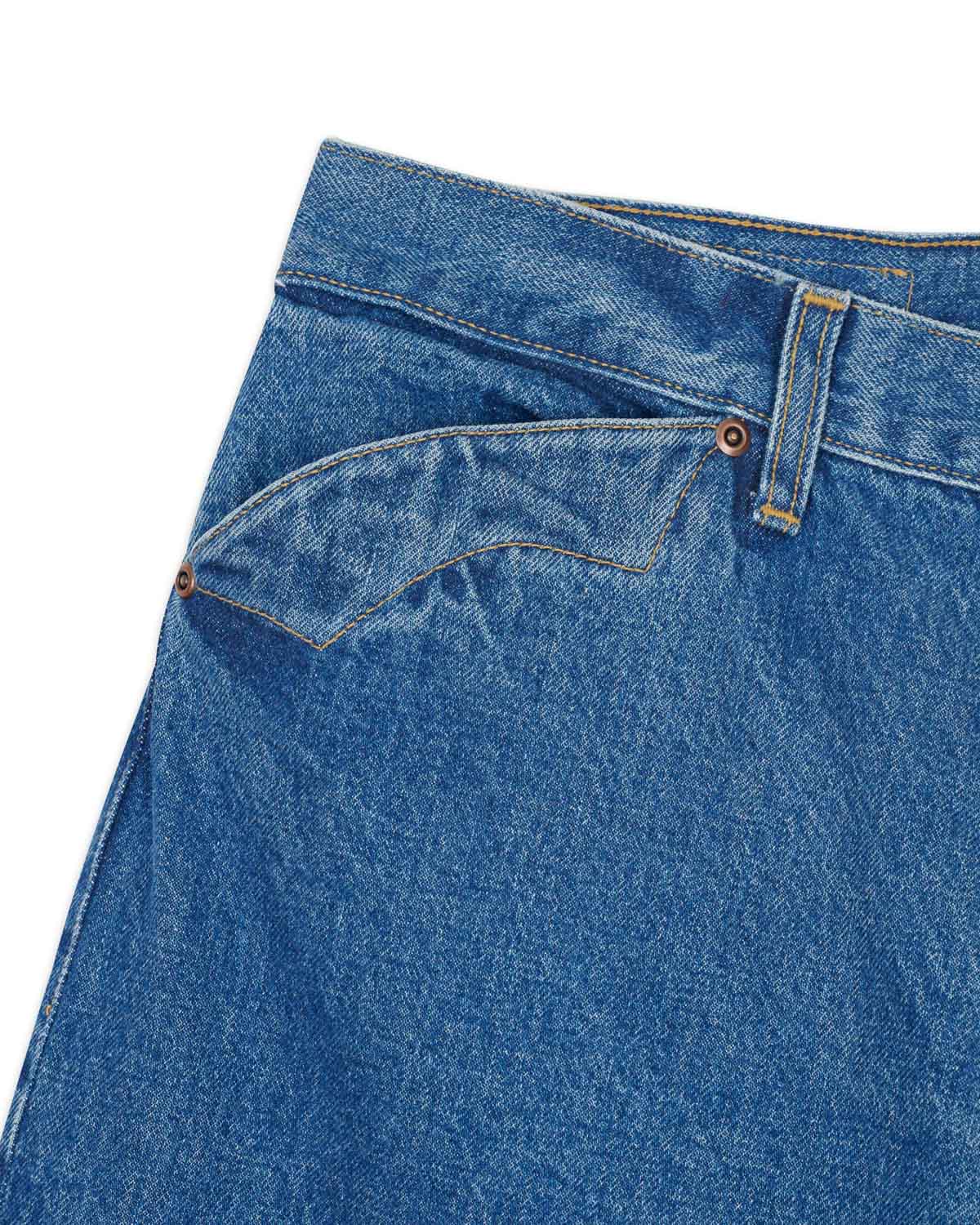 Type 00 15oz Selvedge Denim Pant - Stonewash Indigo – Brain Dead