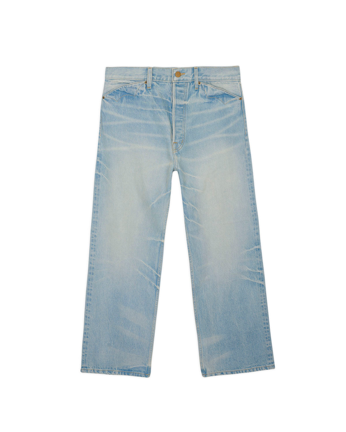 Type 00 15oz Selvedge Denim Pant - Light Washed Indigo – Brain Dead