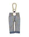 Type 00 Denim Keychain Charm - Hickory Stripe
