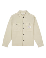 Waffle Button Front Shirt - Tan 1