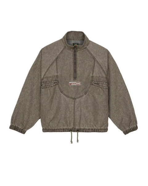 Washed Ripstop Equipment Half Zip - Brown – Brain Dead