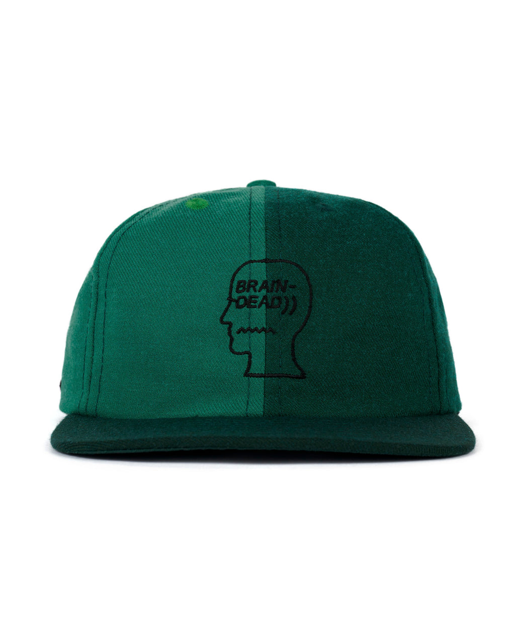 Wool Logohead Split Hat - Green
