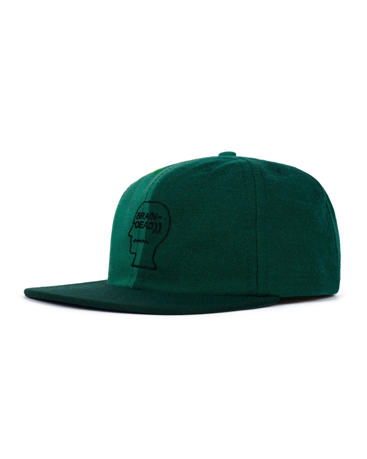Wool Logohead Split Hat - Green 3