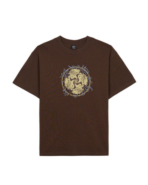 Yin Yang Run T-shirt - Brown – Brain Dead