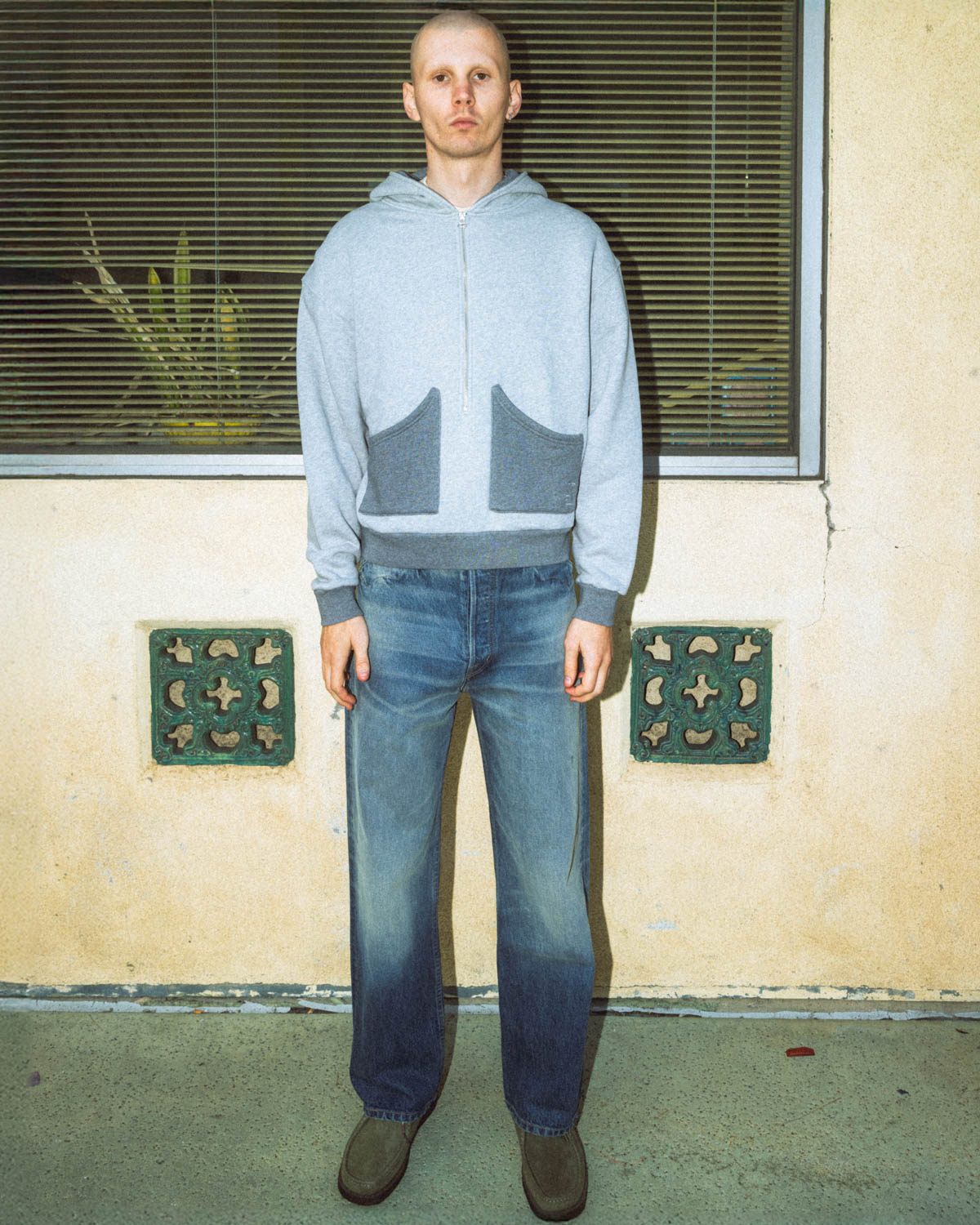 ブレインデッド Zip Hoodie - Heather Grey – Brain Dead