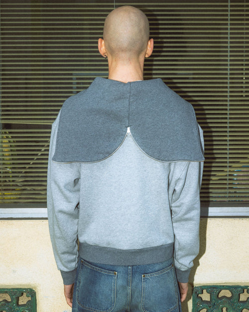 Zip Hoodie - Heather Grey 2