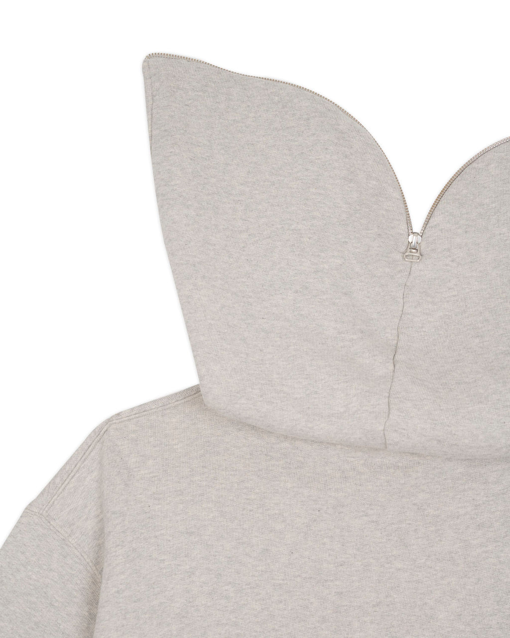 Zip Hoodie - Heather Grey 3