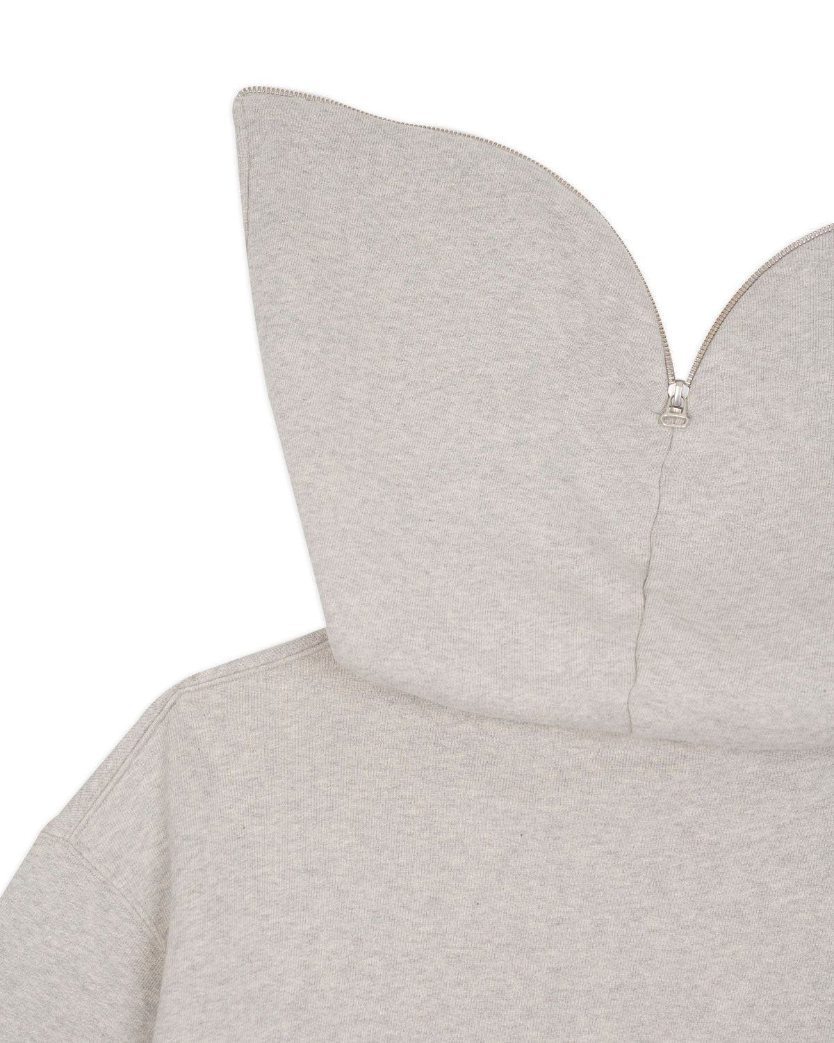 Zip Hoodie - Heather Grey 3