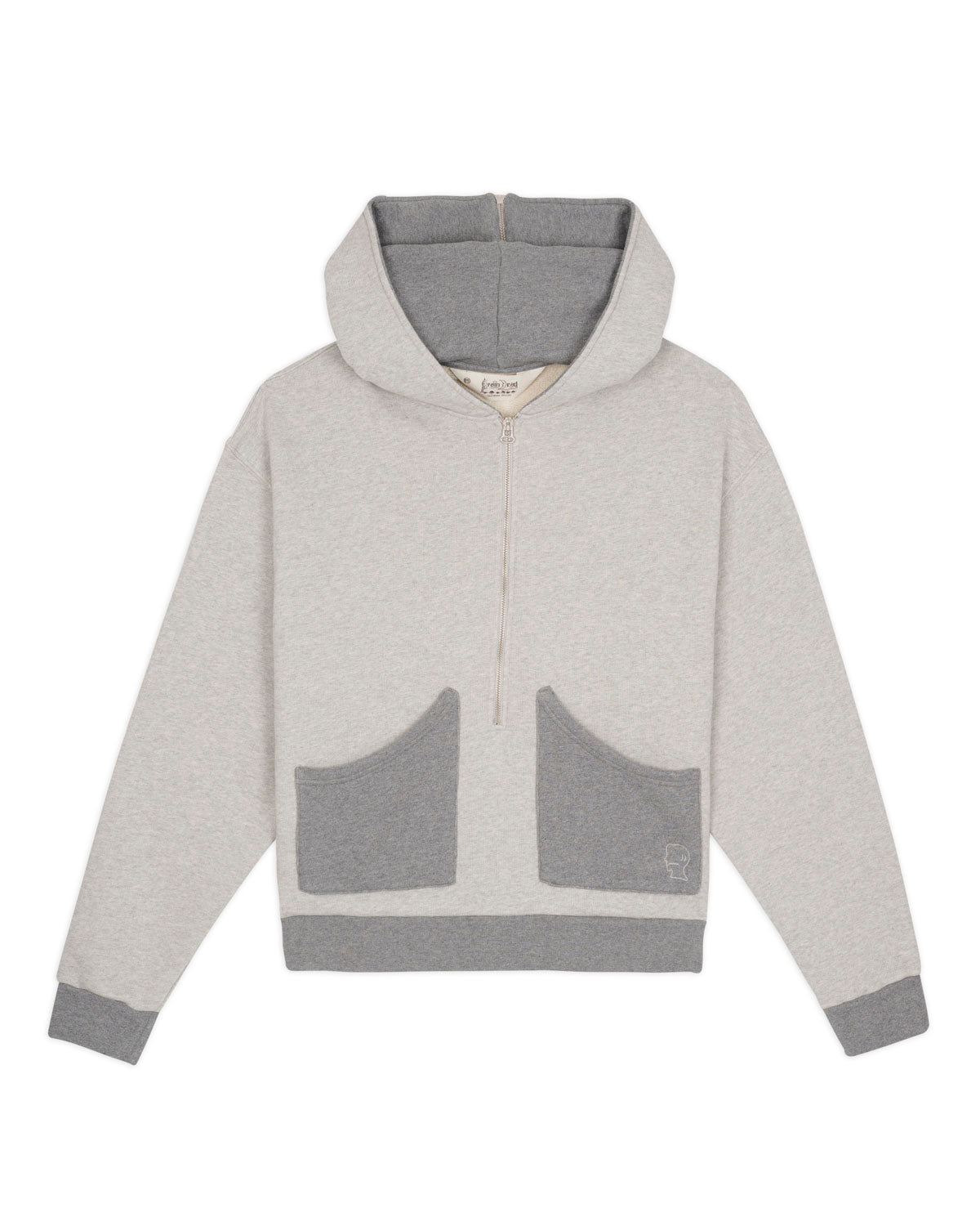 Zip Hoodie - Heather Grey – Brain Dead