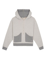 Zip Hoodie - Heather Grey 1