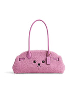 Brain Dead x Coach Shearling Trim Character Empire Carryall 34 - Fuchsia 1