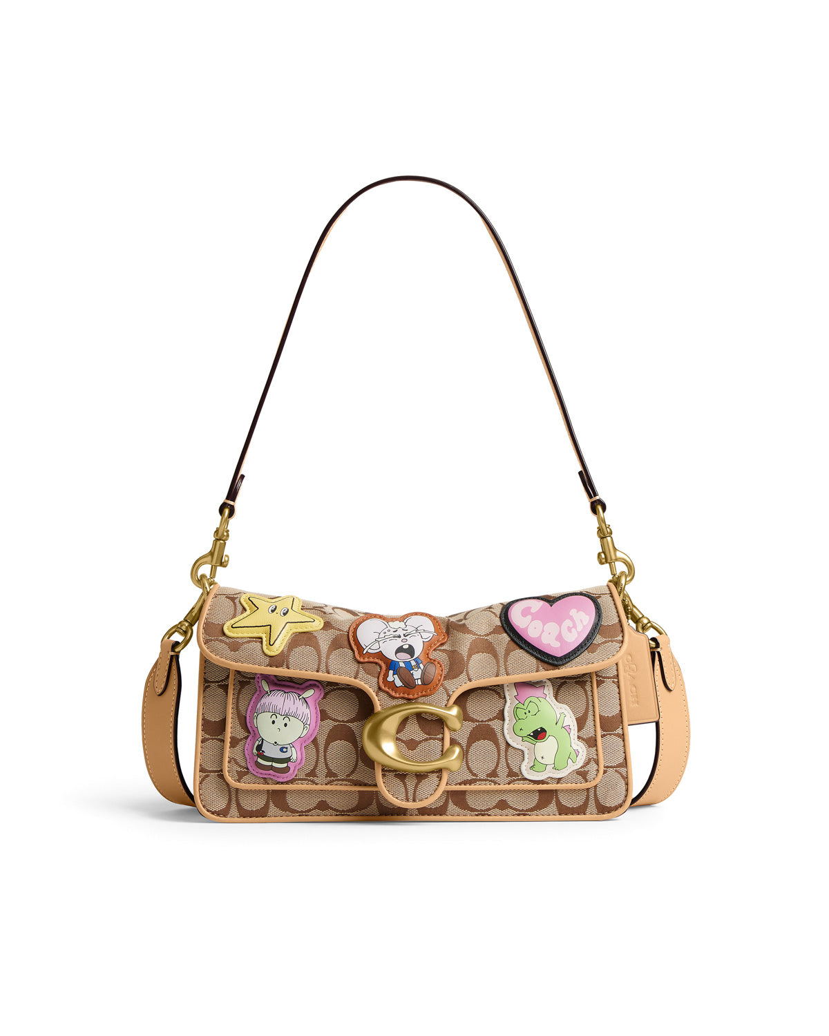 Brain Dead x Coach Signature Jacquard Soft Tabby Shoulder Bag 26 with