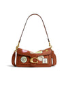 Brain Dead x Coach Burnished Soft Tabby Shoulder Bag 26 with Patches - Amber Brown	