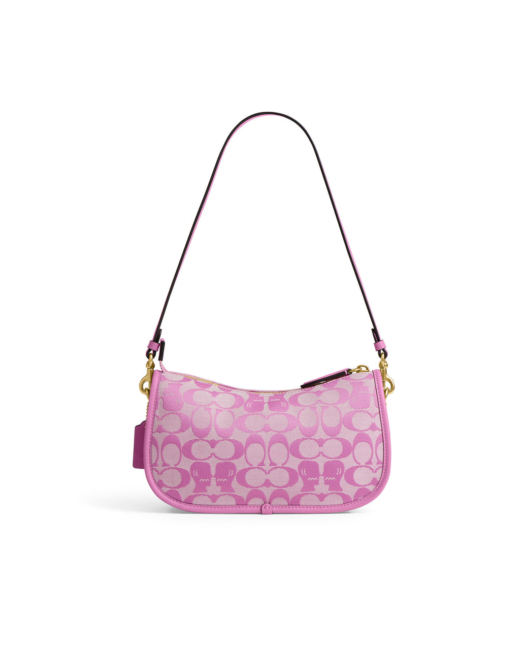 Brain Dead x Coach Signature Jacquard Twin Turnlock Waverly Bag - Fuchsia 5