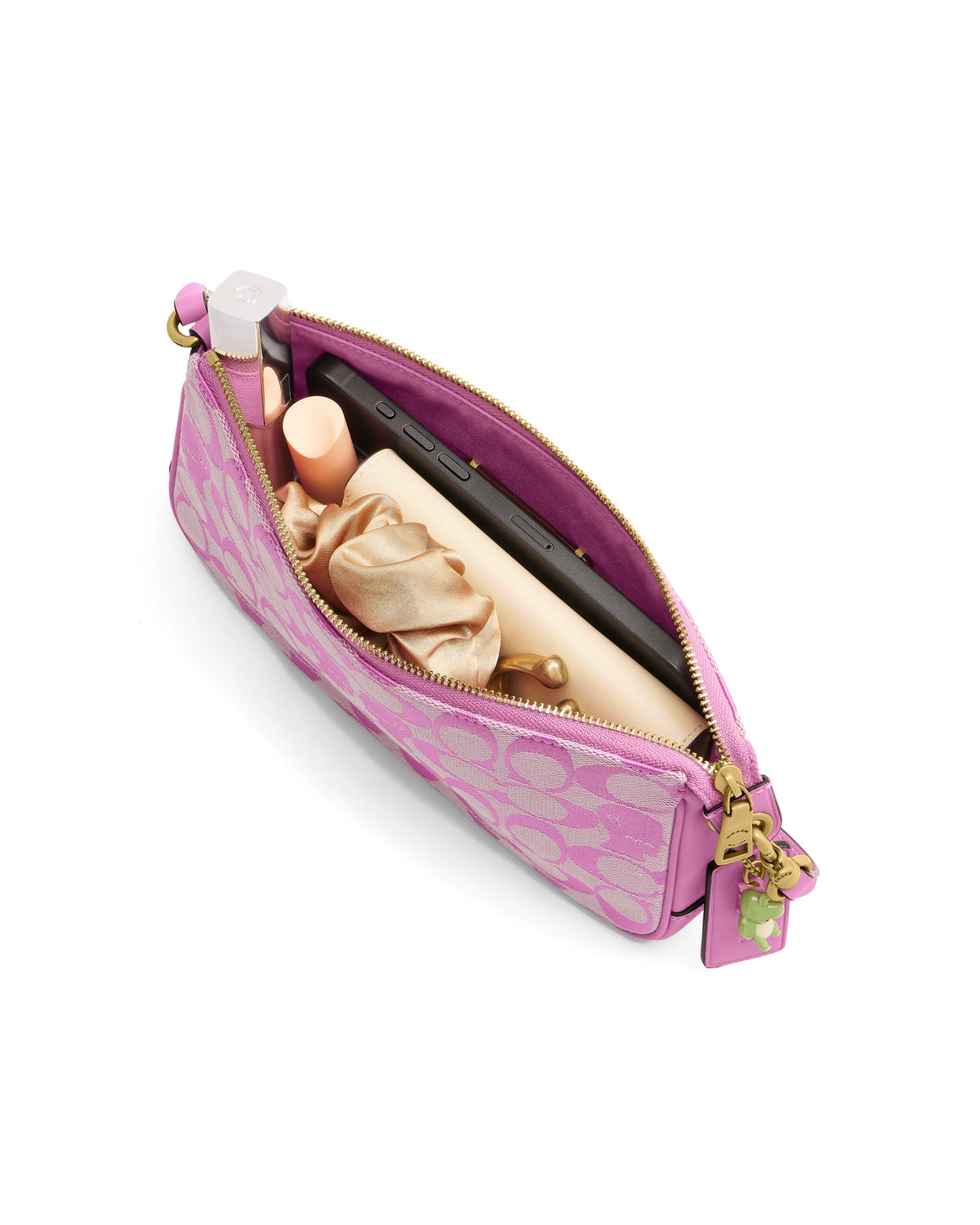 Brain Dead x Coach Signature Jacquard Plaza Bag - Fuchsia 3