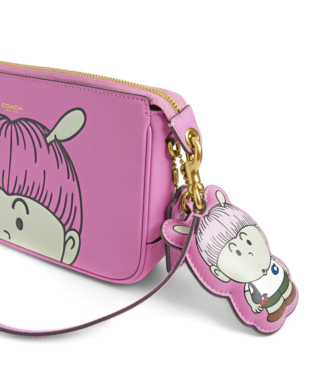 Brain Dead x Coach Xerx Alien Print Plaza Bag with Charm - Pink Multi 2