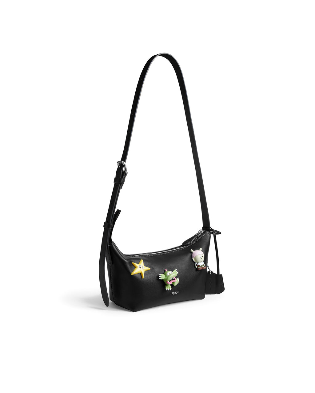 Brain Dead x Coach Mott Sling Bag 22 with Vinyl Charms - Black Multi 3