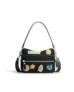 Brain Dead x Coach Signature Nylon Dakota Crossbody with Patches - Black 1