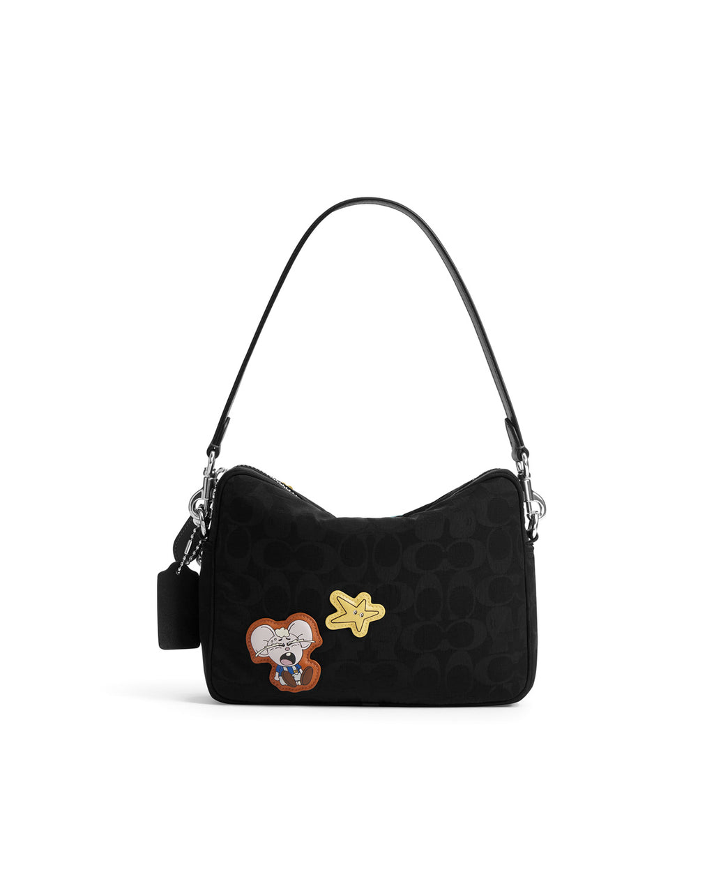 Brain Dead x Coach Signature Nylon Dakota Crossbody with Patches - Black 4